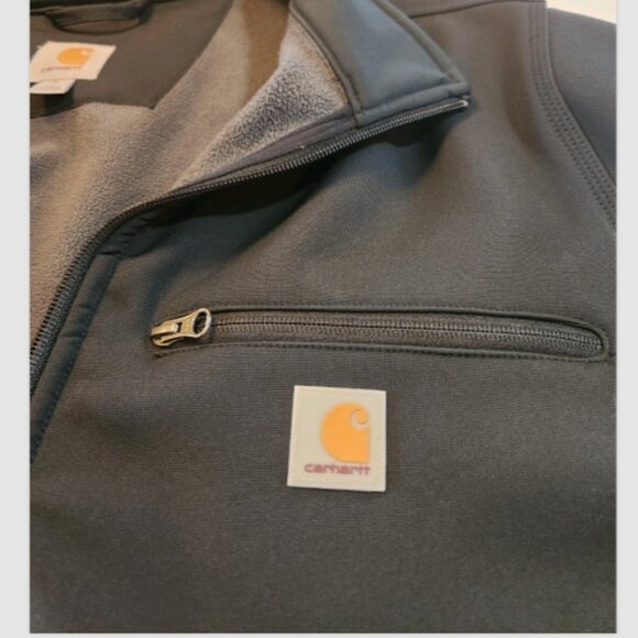 Carhartt Crowley Soft Shell Fleece- Lined Heavy Workwear Jacket - Picture 8 of 16